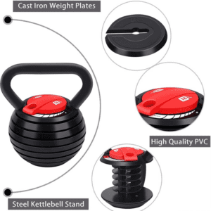 Adjustable kettlebell - components details