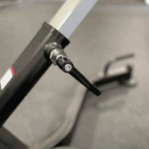 Strength Training Equipment- (300*300)- Close view of the height adjustable lever of the Roman Chair