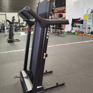 Cardio Equipment- Low resolution (300*300) image of Foldable Treadmill DB-2001 in the Gym placed in the folded position