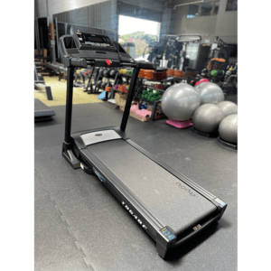 Cardio Equipment- (300*300) image- Rear profile view of the Foldable Treadmill DB-2003 in a gym setting