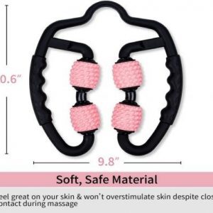 Foam Roller Massage Stick for Home (Pink/Black)