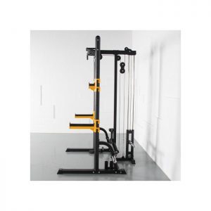 Strength Training Equipment- Side view of the Premium Versatile Half Rack