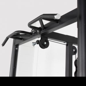 Strength Training Equipment- Chin Dip handles of the Premium Versatile Half Rack