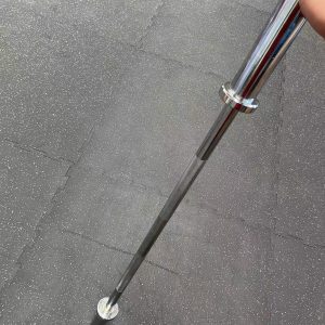 Strength Training Equipment- (300*300) Image- 120cm Olympic Bar supported vertically at the top with hand