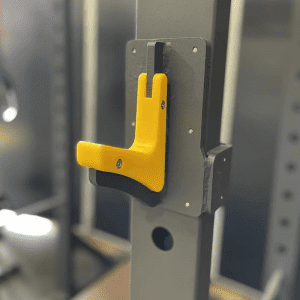 Strength Training Equipment- (300*300)- Close view of the J Hook of theCommercial Power cage Full rack (150KG)