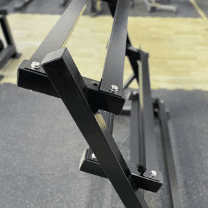 3 Tier dumbbell rack slanted frame design
