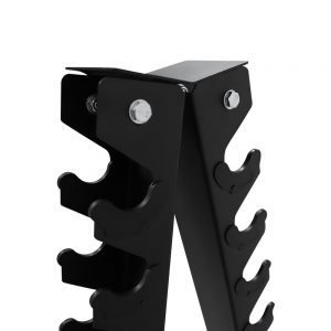 Strength Training Equipment- (300*300)- View of the top area of the 10 pair Dumbell Storage Stand
