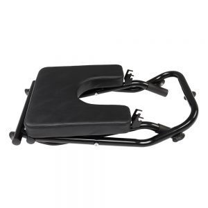 Yoga Product- Foldable Yoga Inversion Stool in the folded position (White Background)