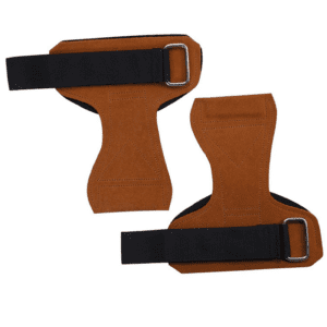 Brown color Flat anti skid cowhide weight lifting pad