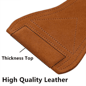 Flat anti skid cowhide weight lifting pad material details