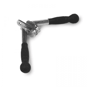 Gym Accessories- Revolving V-Shaped Press Down Bar in white background