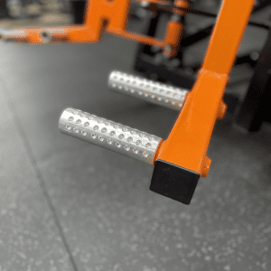 Strength Training Equipment- (300*300)- Hip Abduction Trainer Gym Machine with view of the foot rest