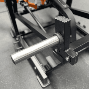 Strength Training Equipment- (300*300)- Rear profile view of the Hip Abduction Trainer Gym Machine with rear grip handle in focus