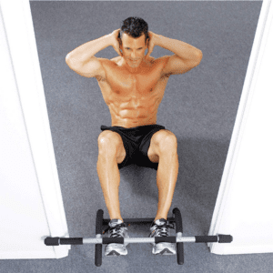 Upper body workout from Multi training gym door chin up bar