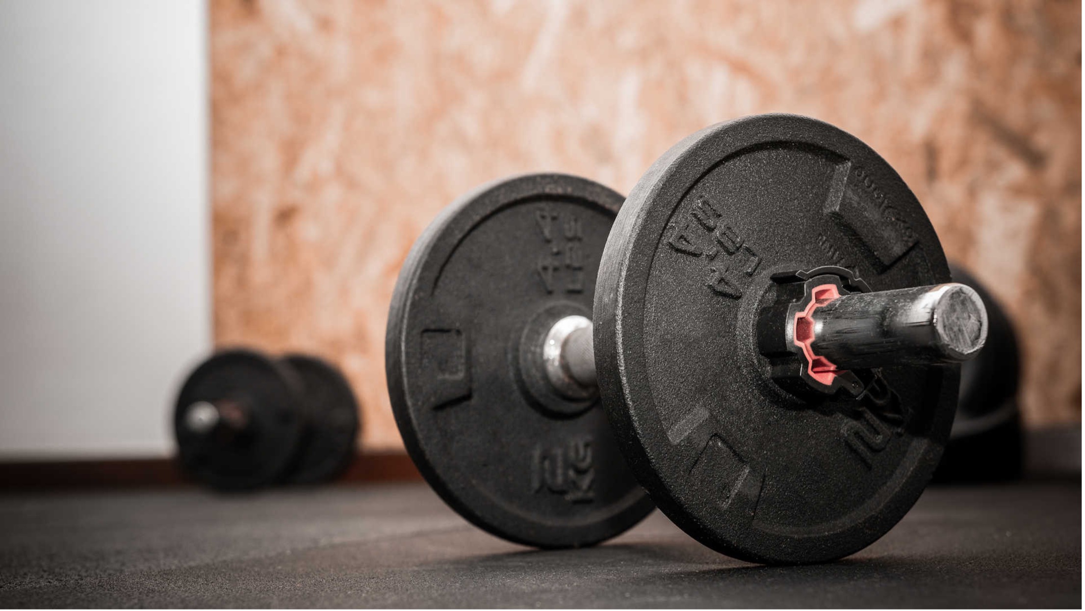 Dumbbell weight plates for a home gym