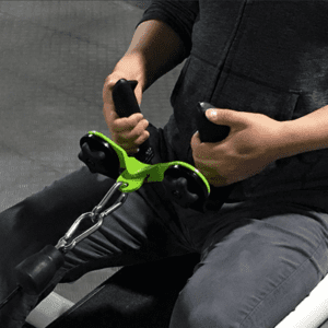 Secured grip handle set