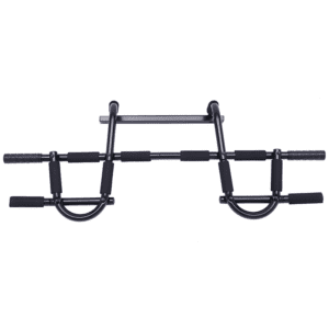 Chin-up bar in white background