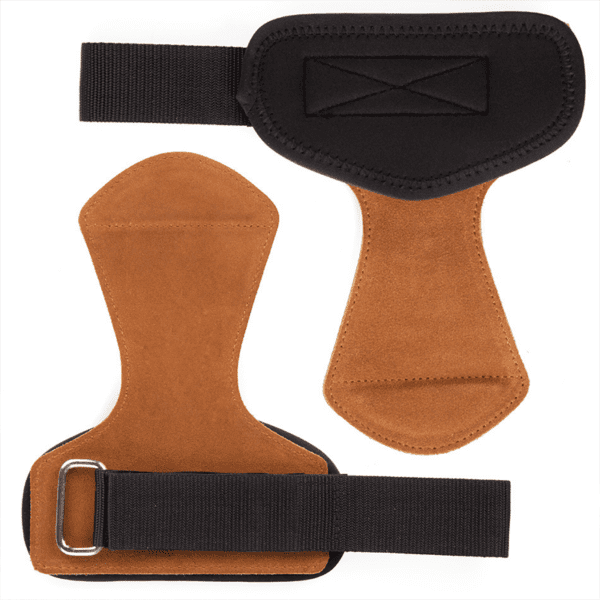 Palm anti skid cowhide weight lifting pad two side views 600x600 Resolution