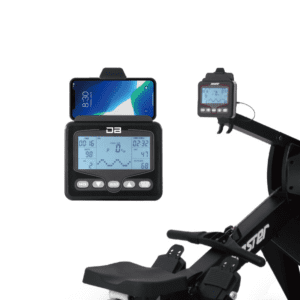 Air rower - Adjustable phone holder