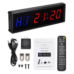 GYM Timer with full accessories. 600x600 resolution