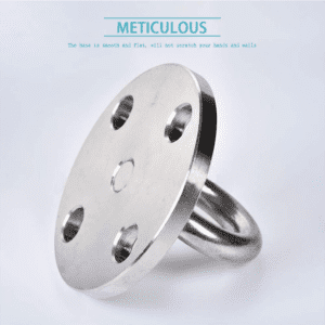 Wall mount ceiling hook round top view