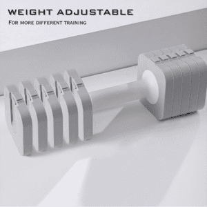 DB adjustable grey color dumbbell. 300x300 resolution